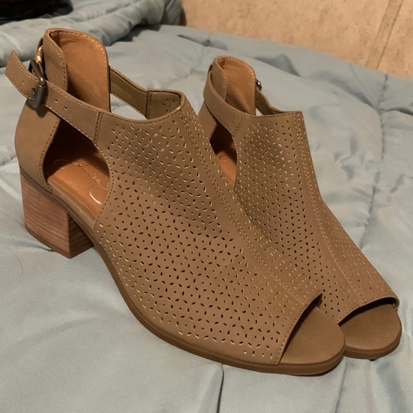 Jessica Simpson Shoes - Perforated Heel Sandals